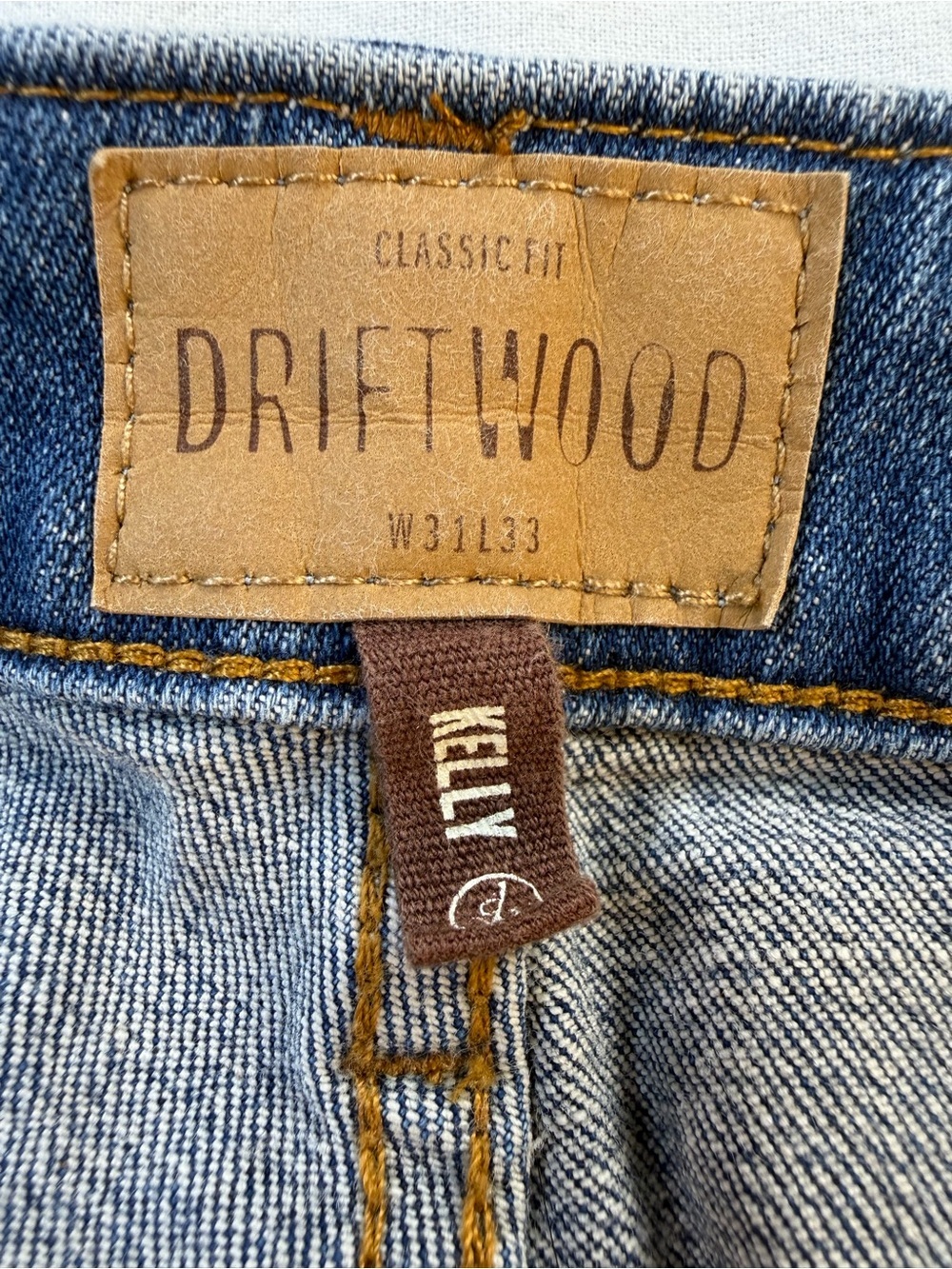 Driftwood Floral Embroidered Kelly Bootcut Flare Jeans Blue Denim - Picture 4 of 11